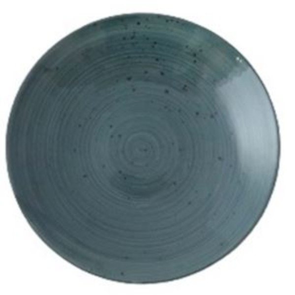 Rustic azul plato coupe 19cm