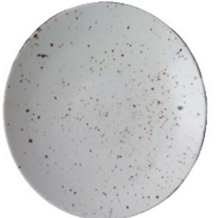 Rustic blanco plato coupe 23cm