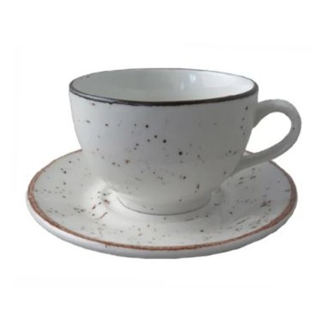 Rustic blanco taza salsa mocha 0,1L