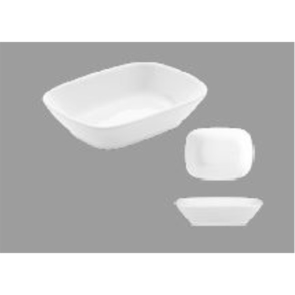 Delta Plato Rectangular Hondo 14 cm (14x10)