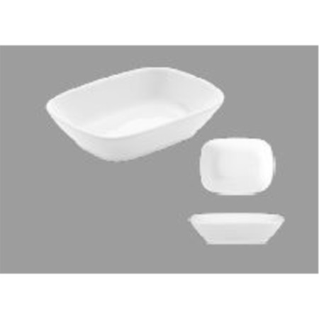 Delta Plato Rectangular Hondo 14 cm (14x10)