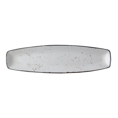 Rustic blanco curve fuente 36x9,5cm