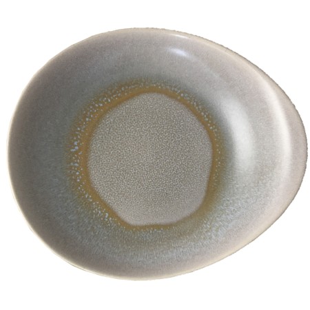 Exotic marron pebble plato pasta 27,5x24,5cm