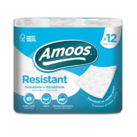 Higiénico 2C Amoos resistant p12 rollos (13m)