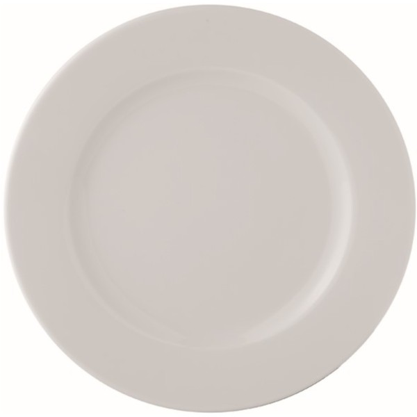 Plato llano 27 cm Estoril blanco c12
