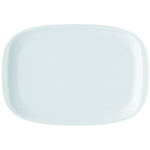 Fuente oval mediana 34 cm Estoril blanco c6