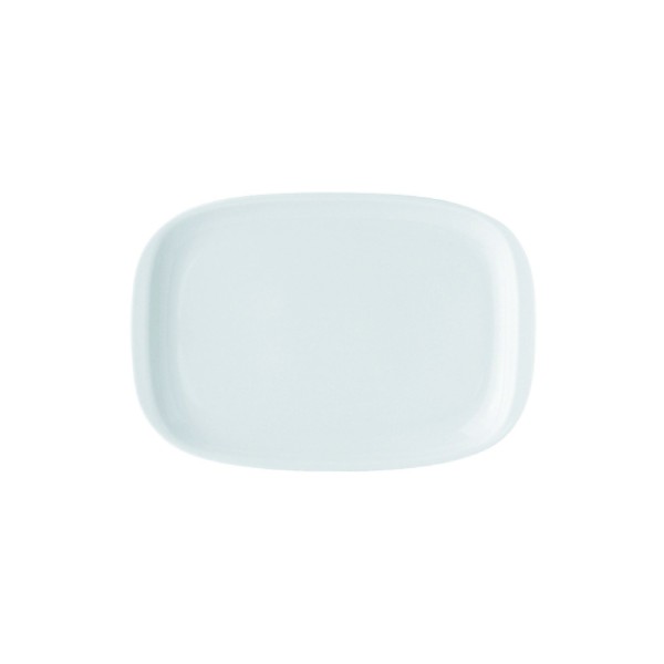 Fuente oval pequeña 25 cm Estoril blanco c6