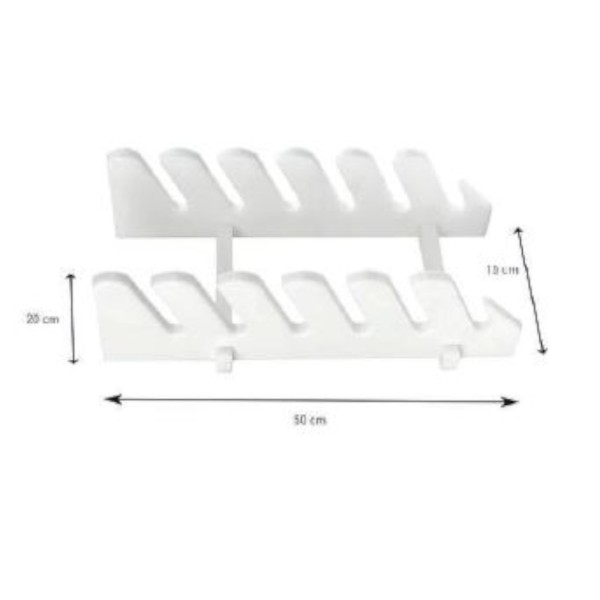 Soporte de pared para tablas (wall rack)