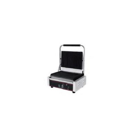 Plancha grill electrica (top groove + bottom flat)