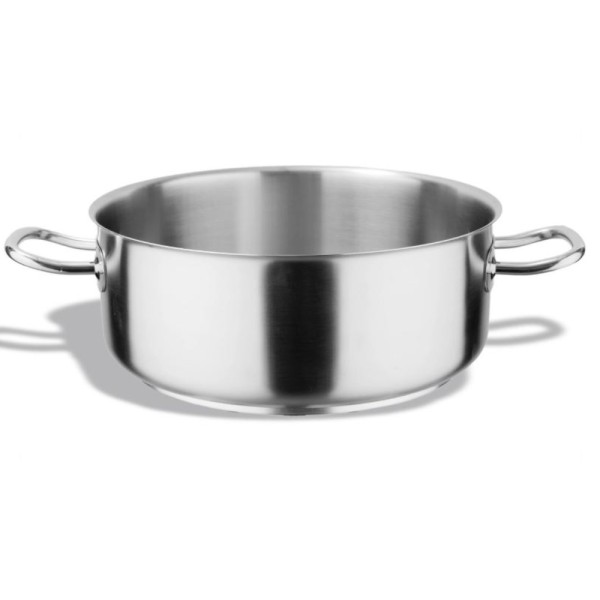 Cacerola baja s/t inox pro 28 cm