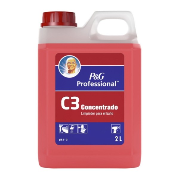 Mr Proper C3 concentrado higienizante baños 2l