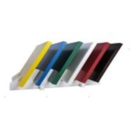 Portatablas 6 tablas  4 cm (inclinado) 55x15x28 cm blanco