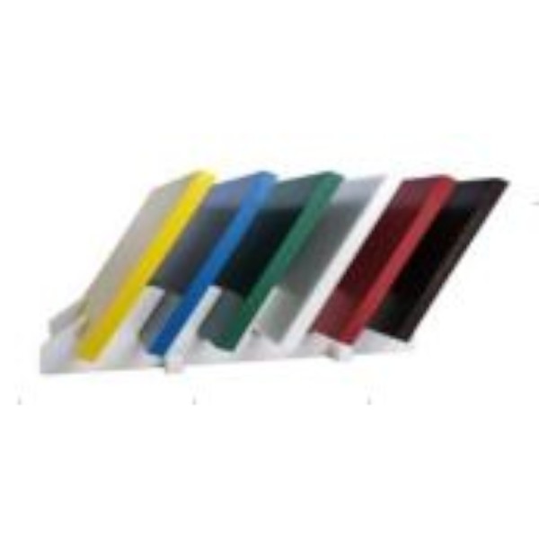 Portatablas 6 tablas  4 cm (inclinado) 55x15x28 cm blanco