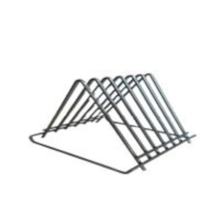 Portatablas (aluminio) 6 tablas 2 cm 25x27x16 cm