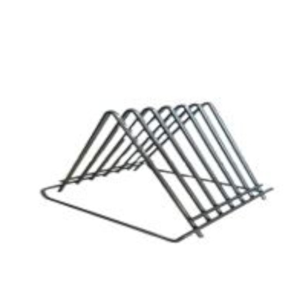 Portatablas (aluminio) 6 tablas 2 cm 25x27x16 cm