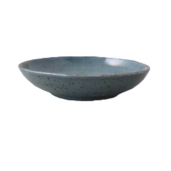Rustic verde oscuro coupe bowl 24,5cm