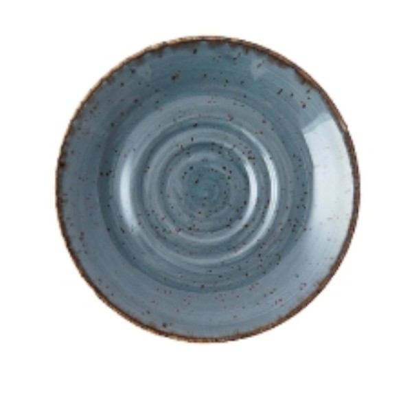Rustic verde oscuro  double-well platillo  12cm