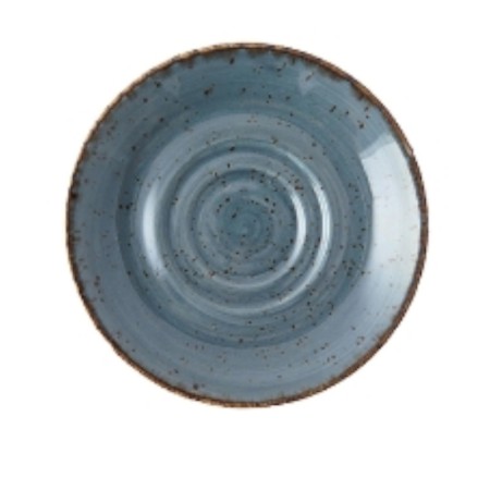 Rustic verde oscuro  double-well platillo  12cm