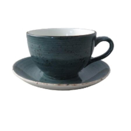 Rustic verede oscuro  cappuccino taza  0,23l