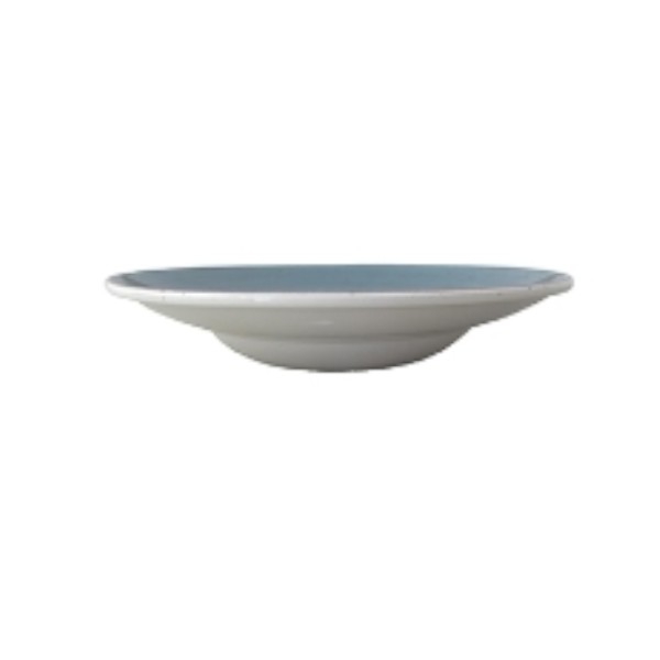 Rustic verde oscuro plato  pasta 26cm