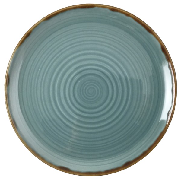 Autumn corn blue (azul maíz otoñal) coupe plato 27cm