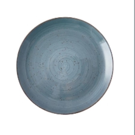 Rustic verde oscuro coupe plato 17 cm