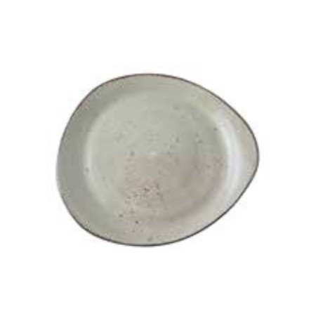 Rustic verde pebble plato 31x28cm