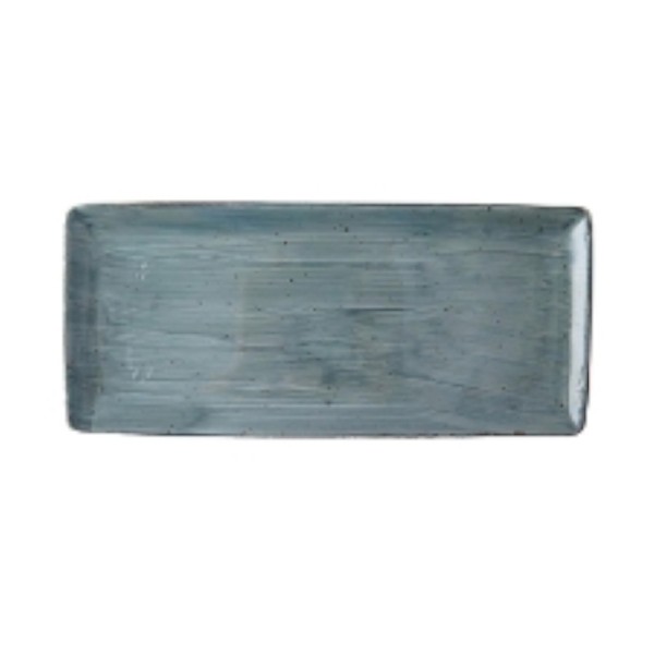 Rustic verde oscuro rect fuente  36,5 x 16cm