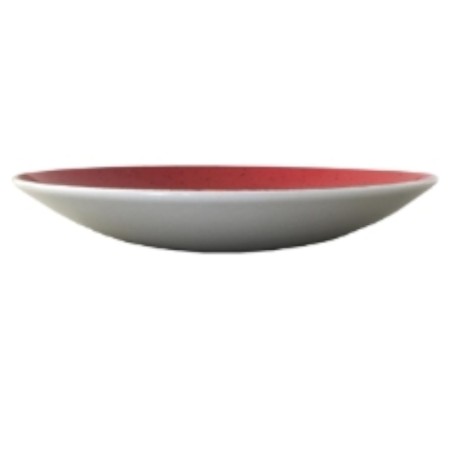 Rusticv rojo coupe bowl 25cm