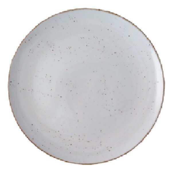 Rustic blanco coupe plato 29cm