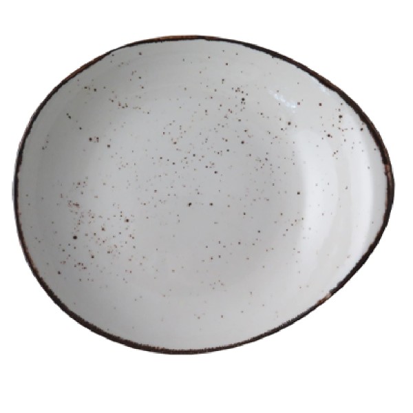 Rustic blanco fuente  coupe 32,5x23,5cm