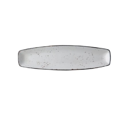 Rustic blanco curve fuente 35x19,5cm