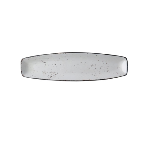 Rustic blanco curve fuente 35x19,5cm