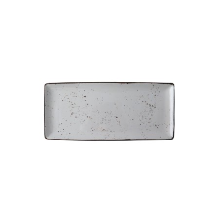 Rustic blanco rect fuente 28.5x16.5cm