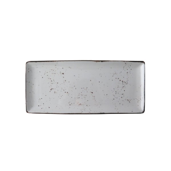 Rustic blanco rect fuente 33,5x20cm