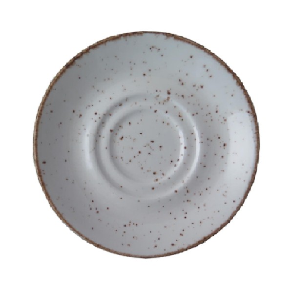 Rustic blanco  double well platillo 16cm