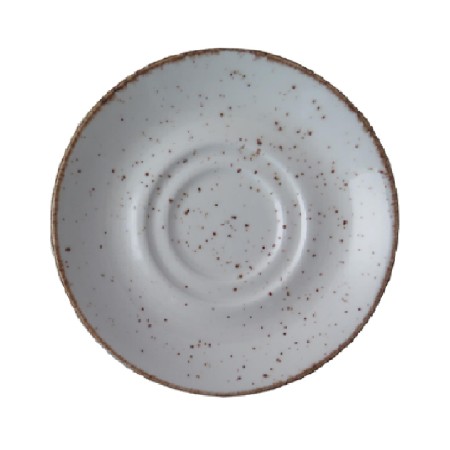 Rustic blanco  double well platillo 16cm