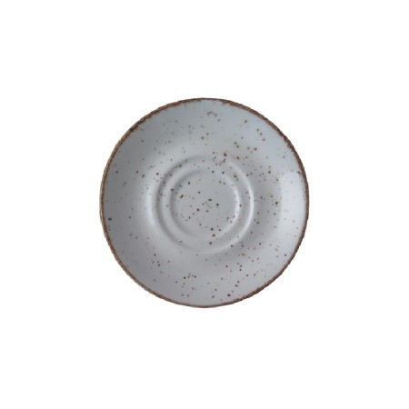 Rustic blanco double well platillo 12cm