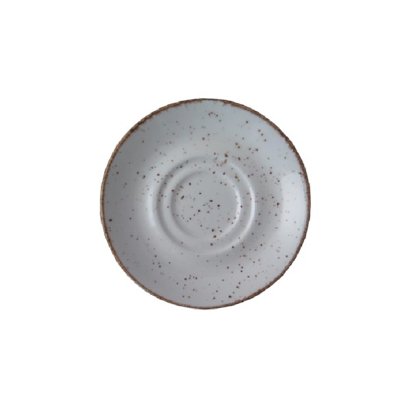 Rustic blanco double well platillo 12cm