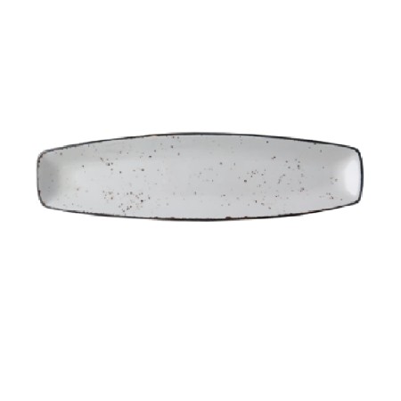 Rustic blanco curve fuente 36,5x15,5cm