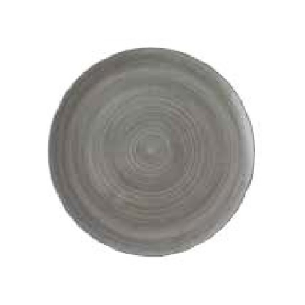 Timber grey coupe plate 29cm