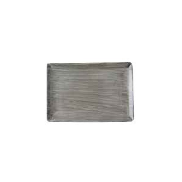 Timber grey (madera gris) rect fuente  26.5x16cm