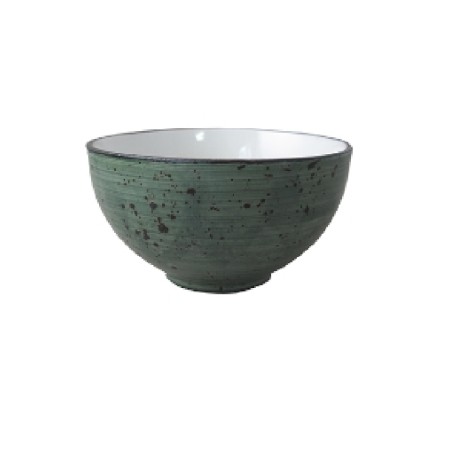 Rustic verde oscuro  bowl arroz 12,5cm