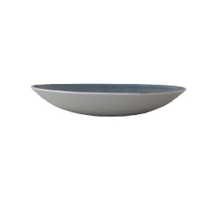 Rustic azul coupe bowl 24,5cm