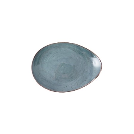 Rustic azul pebble pasta plato 27,5x24,5cm