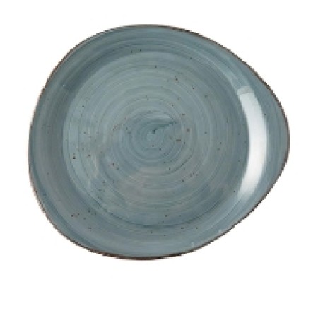 Rustic azul pebble plato 25,5x21,5 m