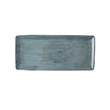 Rustic azul  rect fuente 36,5x16cm