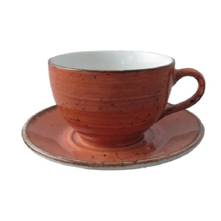 Rustic  terracota  cappucino taza 0,30l