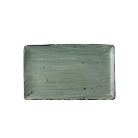 Rustic verde oscuro rect. fuente  33,5x20cm