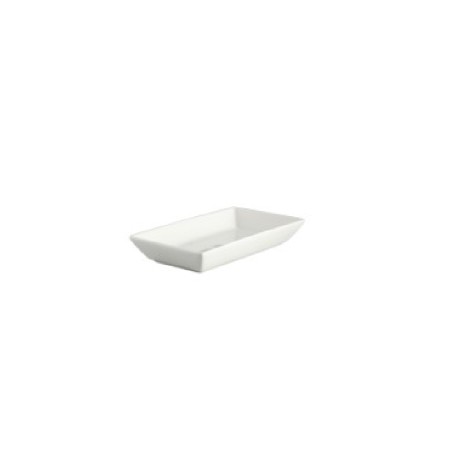 Fuente rect blanco  satin 19,5x11 cm